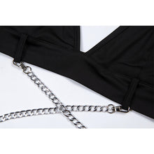 Load image into Gallery viewer, Off-shoulder Bowknot Straps Slim Hollow Mesh Navel Crop Top Suspenders Vest Fashion Women Sling T-shirt