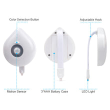 Load image into Gallery viewer, LED Toilet Seat Night Light Motion Sensor WC Light 8 Colors Changeable Lamp AAA Battery Powered Backlight for Toilet Bowl Child