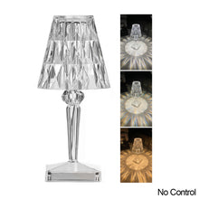 Load image into Gallery viewer, Acrylic Diamond Table Lamp USB Chargeable Touch Sensor Night Light Home Decor LED Light with Control Bedroom Decoration Lamp Gift