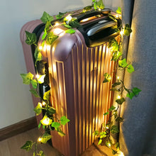 Load image into Gallery viewer, 2m/5m/10m Simulated Vine Light String Green Leaf String Lights Artificial Vine Fairy Lights Battery Powered Christmas Garland Light For Weeding Home Decor