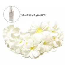 Load image into Gallery viewer, 1.5M/3M Holiday Flower Light String Wedding Decoration LED Fairy Lights Christmas Xmas Decorative Garland LED String Light USB/Battery Powered Light