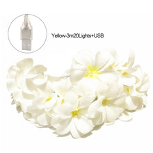 Load image into Gallery viewer, 1.5M/3M Holiday Flower Light String Wedding Decoration LED Fairy Lights Christmas Xmas Decorative Garland LED String Light USB/Battery Powered Light