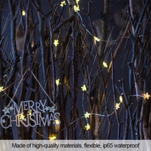 Load image into Gallery viewer, 1M/2M/5M Star Copper Light String Room Decoration LED Fairy Lights Christmas Xmas Decorative Garland LED String Light USB/Battery Powered Light