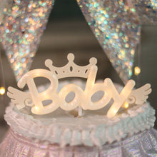 Load image into Gallery viewer, Cake Decoration Light Love MOM Baby Bithday Cake Light Valentine's Day Mother's Day Bouquet Decoration Mini Light Board