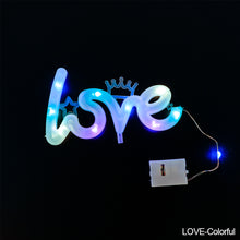 Load image into Gallery viewer, Cake Decoration Light Love MOM Baby Bithday Cake Light Valentine's Day Mother's Day Bouquet Decoration Mini Light Board