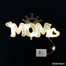 Load image into Gallery viewer, Cake Decoration Light Love MOM Baby Bithday Cake Light Valentine's Day Mother's Day Bouquet Decoration Mini Light Board