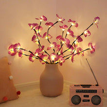 Load image into Gallery viewer, 20LED Simulated Butterfly Orchid Flower Light Strip Christmas Home Docoration Branch Lamp Holiday Wedding Decor Light