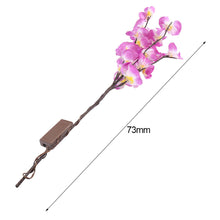 Load image into Gallery viewer, 20LED Simulated Butterfly Orchid Flower Light Strip Christmas Home Docoration Branch Lamp Holiday Wedding Decor Light