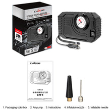Load image into Gallery viewer, Portable Car Air Compressor Tire Inflator Pump Emergency Car Repair Air Pump With LED Light Auto Parts DC12V for Outing Travel