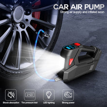 Load image into Gallery viewer, Car Air Compressor 120W Portable Handheld 150Psi Car Tire Inflator Pump With LED Lighting Fast Replenish Electric Air Pump