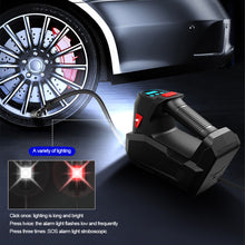 Load image into Gallery viewer, Car Air Compressor 120W Portable Handheld 150Psi Car Tire Inflator Pump With LED Lighting Fast Replenish Electric Air Pump