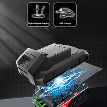 Load image into Gallery viewer, Car Air Compressor 120W Portable Handheld 150Psi Car Tire Inflator Pump With LED Lighting Fast Replenish Electric Air Pump