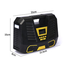 Load image into Gallery viewer, 150PSI Car Air Compressor Portable Tire Inflator With LED Flashlight Screen 30s Quick Inflation Pump For Motorcycle Bicycles