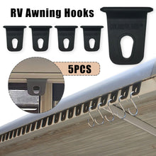 Load image into Gallery viewer, 5Pcs Universal Awning Coat Hook Hook Racks Suitable For RV Camping Caravan Party Light Stand Awnning Hook Car Accessories