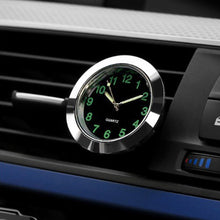 Load image into Gallery viewer, 43mm Luminous Car Clock Stick-On Mini Digital Watch Mechanics Quartz Clocks Auto Ornament Car Automobiles Internal Accessories