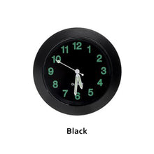 Load image into Gallery viewer, 43mm Luminous Car Clock Stick-On Mini Digital Watch Mechanics Quartz Clocks Auto Ornament Car Automobiles Internal Accessories