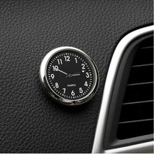 Load image into Gallery viewer, 40mm Luminous Car Clock Stick-On Mini Digital Watch Mechanics Quartz Clocks Auto Ornament Car Automobiles Internal Accessories