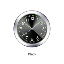Load image into Gallery viewer, 40mm Luminous Car Clock Stick-On Mini Digital Watch Mechanics Quartz Clocks Auto Ornament Car Automobiles Internal Accessories