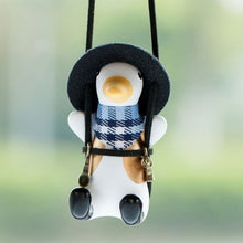 Load image into Gallery viewer, Cowboy Revolver Duck Car Accessorie Swing Duck Pendant Auto Rearview Mirror Ornaments Birthday Gift Anime Auto Decoraction