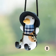 Load image into Gallery viewer, Cowboy Revolver Duck Car Accessorie Swing Duck Pendant Auto Rearview Mirror Ornaments Birthday Gift Anime Auto Decoraction