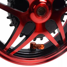 Load image into Gallery viewer, CNC Aluminum Alloy Motorcycle Rim Elbow 90 Degree Angle Valve Motorbike Wheel Tire Tubeless Valve Stems For Rim Wheel Parts