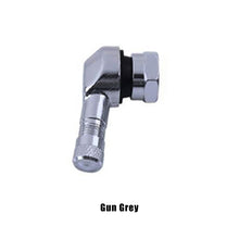 Load image into Gallery viewer, CNC Aluminum Alloy Motorcycle Rim Elbow 90 Degree Angle Valve Motorbike Wheel Tire Tubeless Valve Stems For Rim Wheel Parts