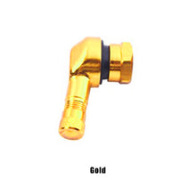 Load image into Gallery viewer, CNC Aluminum Alloy Motorcycle Rim Elbow 90 Degree Angle Valve Motorbike Wheel Tire Tubeless Valve Stems For Rim Wheel Parts