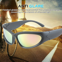 Load image into Gallery viewer, Vintage Punk Sunglasses Men Unique Bicycle Cycling Sports Sun Glasses Women UV400 Goggle Shades Mirror Fashion Steampunk Eyewear