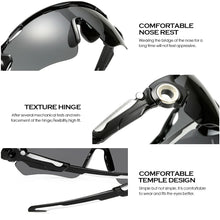 Load image into Gallery viewer, Large Square Frame Outdoor UV400 Cycling Sunglasses MTB Bike Shades Bicycle Sunglass Sport Running Bike Riding Sun Glasses