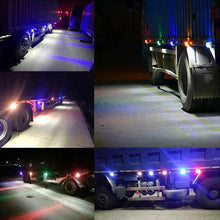 Load image into Gallery viewer, 10Pcs 12v 24v 9SMD LED Side Marker Brake Indicator Lamp Warning Tail Light Clearance Trailer Car Bus UTE Truck Lorry Caravan