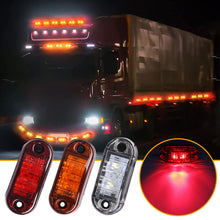 Load image into Gallery viewer, 2Pcs 12v 24v Led Side Marker Lights Warning Tail Light Auto Car External Lights Trailer Trucks Caravan Side Marker Light Lorry