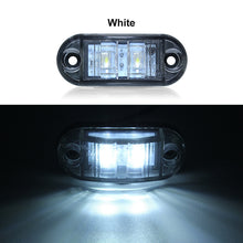 Load image into Gallery viewer, 2Pcs 12v 24v Led Side Marker Lights Warning Tail Light Auto Car External Lights Trailer Trucks Caravan Side Marker Light Lorry