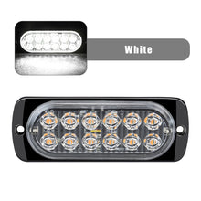 Load image into Gallery viewer, 36W 12LED Strobe Warning Light 12V Cheap Strobe Grille Flashing Lightbar Truck Car Beacon Lamp Amber Traffic Clearance Light