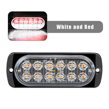 Load image into Gallery viewer, 36W 12LED Strobe Warning Light 12V Cheap Strobe Grille Flashing Lightbar Truck Car Beacon Lamp Amber Traffic Clearance Light