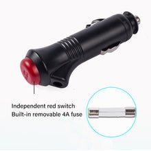 Load image into Gallery viewer, DC12V Universal Auto Car Motorcycle Male Cigarette Lighter Socket Plug Connector On Off Switch 1.5m Connector Switch Car Styling