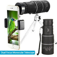Load image into Gallery viewer, 16X52 Dual Focus Monocular Telescope Hunting Spotting Handheld for Tourism Sightseeing Concerts Fishing Sailing
