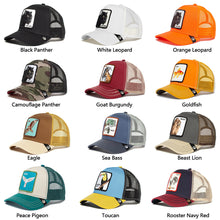 Load image into Gallery viewer, Men Women Fashion Animal Anime Snapback Cotton Baseball Cap Hip Hop Dad Mesh Trucker Hat Dropshipping