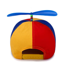 Load image into Gallery viewer, Funny Helicopter Propeller Baseball Caps Colorful Patchwork Cap Sun Children Boys Girls Snapback Hat
