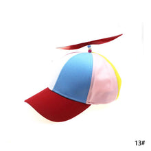 Load image into Gallery viewer, Funny Helicopter Propeller Baseball Caps Colorful Patchwork Cap Sun Children Boys Girls Snapback Hat