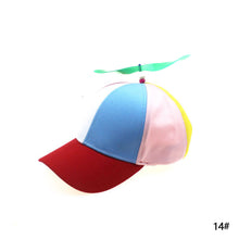 Load image into Gallery viewer, Funny Helicopter Propeller Baseball Caps Colorful Patchwork Cap Sun Children Boys Girls Snapback Hat