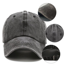Load image into Gallery viewer, Outdoor Spring Summer Cap Women Ponytail Baseball Cap Fashion Hats Men Baseball Cap Cotton Simple Vintag Visor Casual Cap
