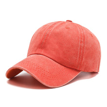Load image into Gallery viewer, Outdoor Spring Summer Cap Women Ponytail Baseball Cap Fashion Hats Men Baseball Cap Cotton Simple Vintag Visor Casual Cap