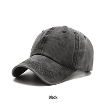 Load image into Gallery viewer, Outdoor Spring Summer Cap Women Ponytail Baseball Cap Fashion Hats Men Baseball Cap Cotton Simple Vintag Visor Casual Cap