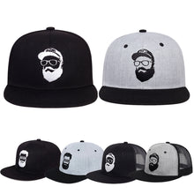 Load image into Gallery viewer, Fashion Beard Old Man Embroidery Baseball Cap Adjustable Hip Hop Hats Mesh Caps Casual Snapback Hat