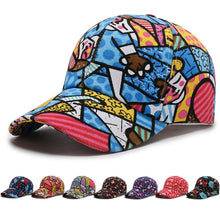 Load image into Gallery viewer, Women Men Cartoon Print Baseball Caps Female Male Lip Four Seasons Visors Snapback Cap Hat