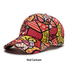 Load image into Gallery viewer, Women Men Cartoon Print Baseball Caps Female Male Lip Four Seasons Visors Snapback Cap Hat