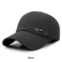 Load image into Gallery viewer, Summer Quick Dry For Men Sports Running Sweat Baseball Cap Male Canada Golf Caps Women Solid Snapback Bone Hat