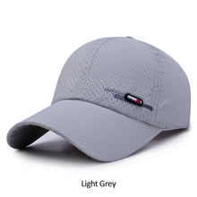 Load image into Gallery viewer, Summer Quick Dry For Men Sports Running Sweat Baseball Cap Male Canada Golf Caps Women Solid Snapback Bone Hat