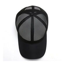 Load image into Gallery viewer, Adjustable Summer New Hollow Out Breathable Caps Monochrome Sun Visor Man Big Brim Baseball Cap