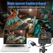Load image into Gallery viewer, HDMI Video Capture Card for Live Streaming 1080P 4K USB3.0 Video Recorders Switch Game for PS4 Camera Xbox Recording Box
